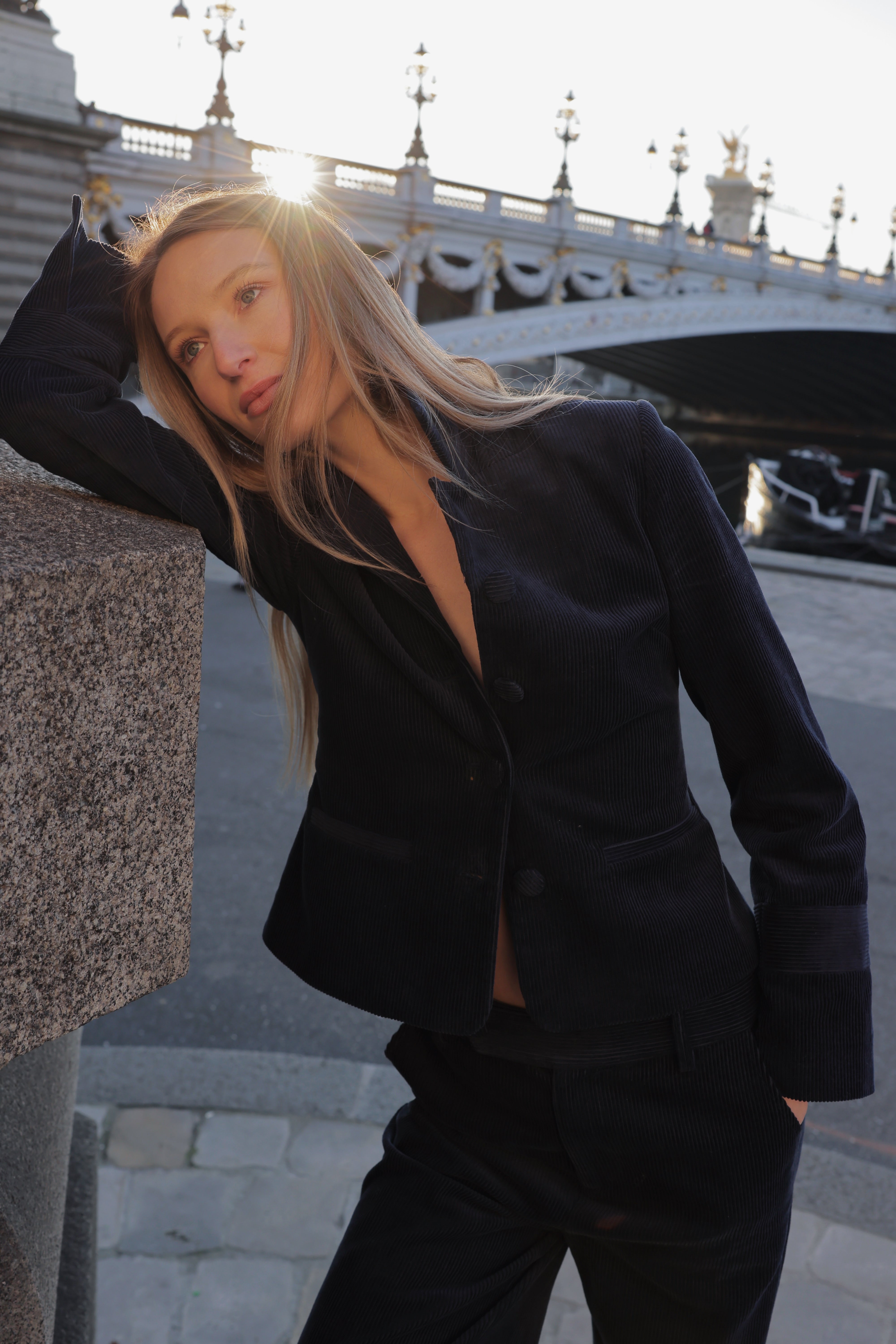 Premiere Sapphire Corduroy Jacket – TING MAISON