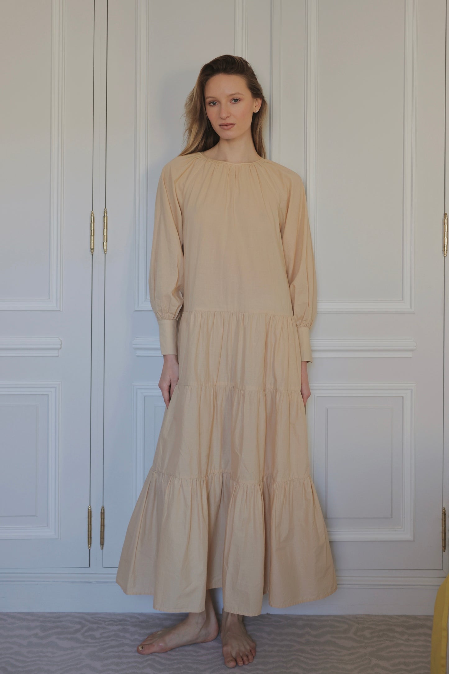Premiere Champagne Long Dress