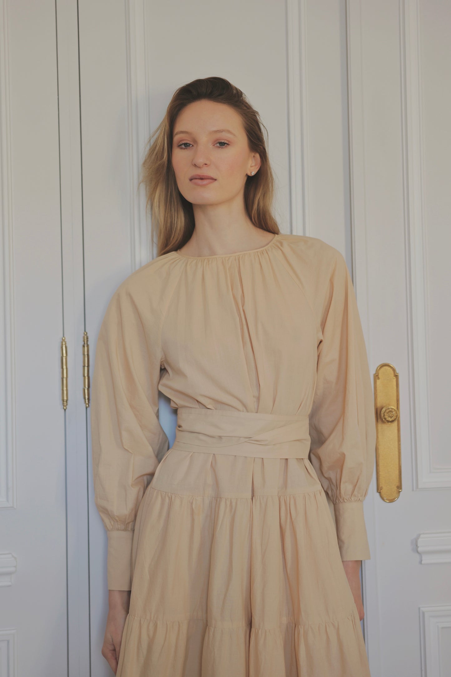 Premiere Champagne Long Dress