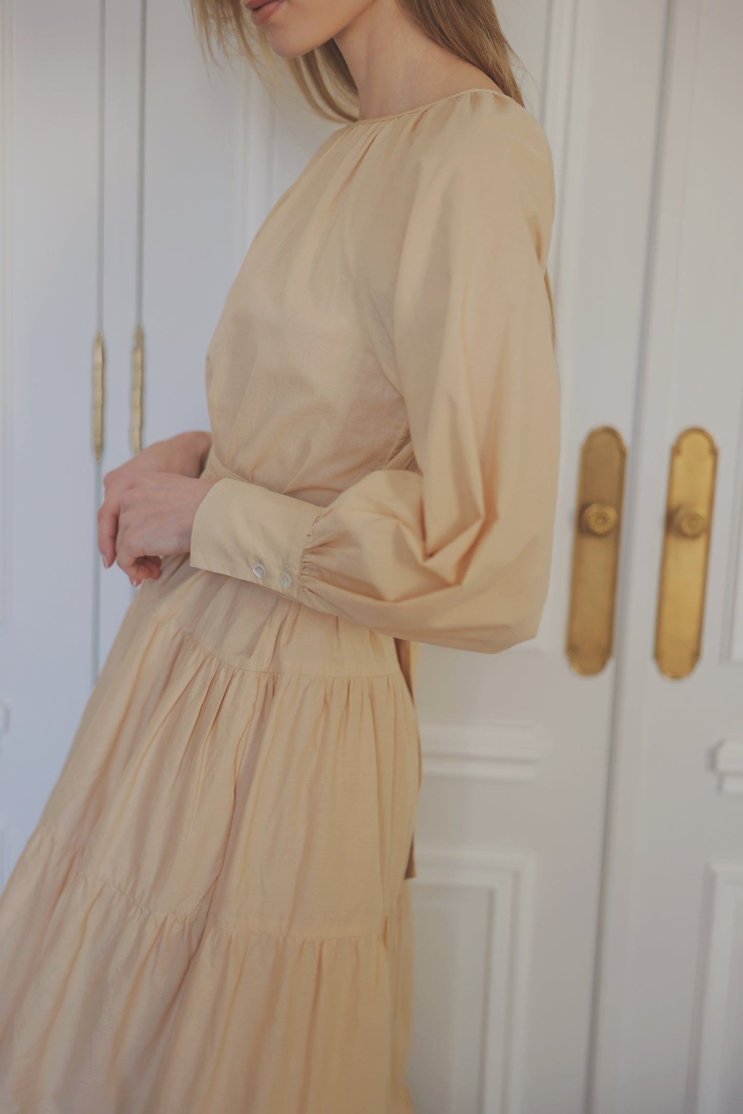Premiere Champagne Long Dress
