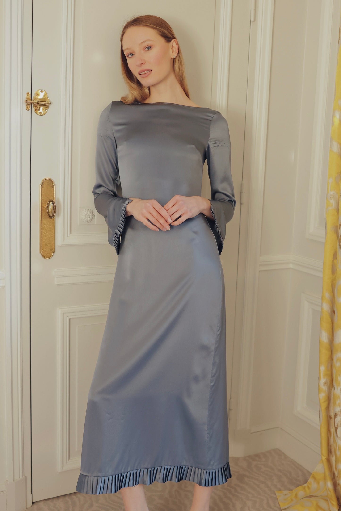 Premiere Galaxy Silk Long Dress